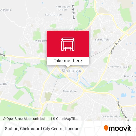 Station, Chelmsford City Centre map