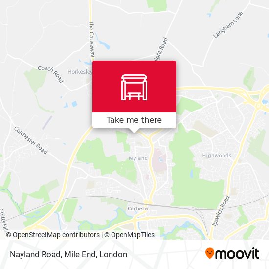 Nayland Road, Mile End map
