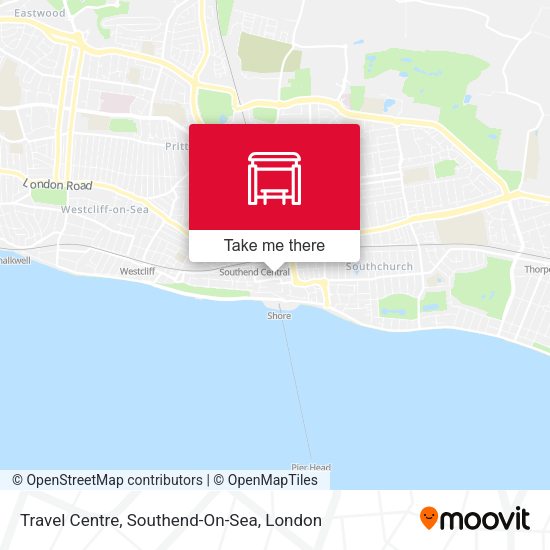 Travel Centre, Southend-On-Sea map