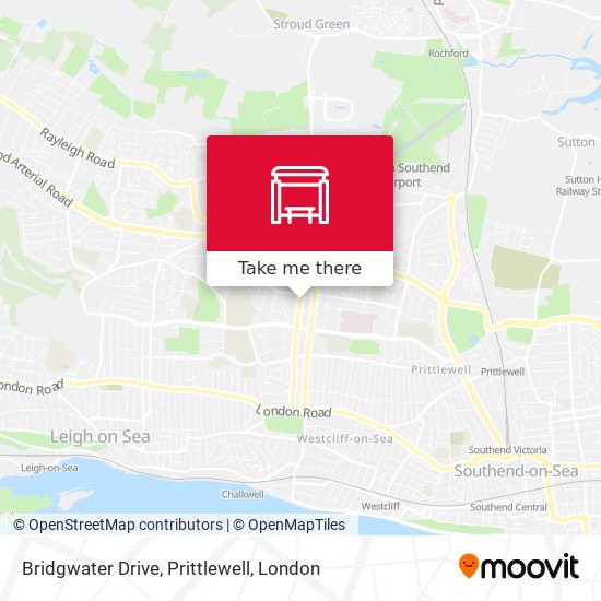 Bridgwater Drive, Prittlewell map