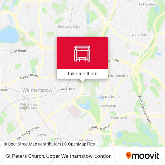 St Peters Church, Upper Walthamstow map