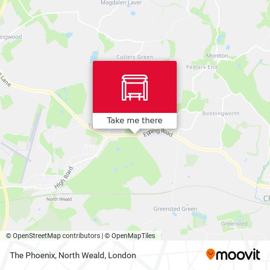 The Phoenix, North Weald map