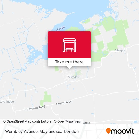 Wembley Avenue, Maylandsea map