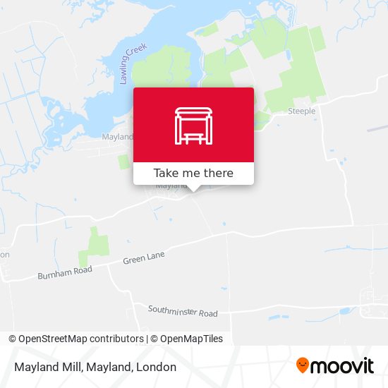 Mayland Mill, Mayland map