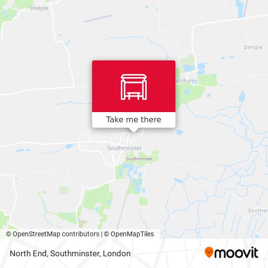 North End, Southminster map