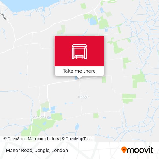Manor Road, Dengie map