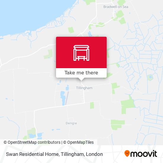 Swan Residential Home, Tillingham map