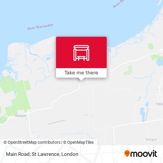Main Road, St Lawrence map