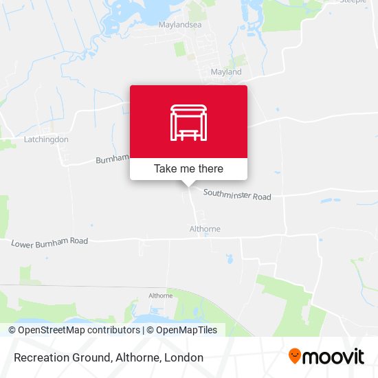 Recreation Ground, Althorne map