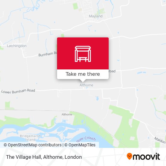 The Village Hall, Althorne map