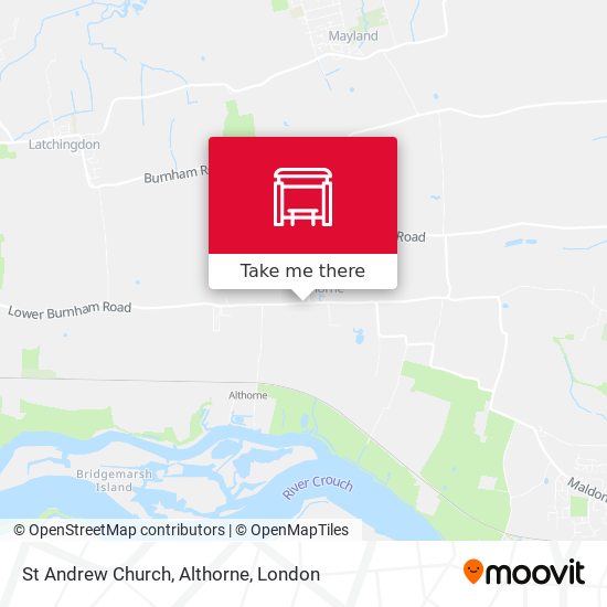 St Andrew Church, Althorne map