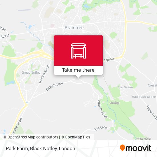 Park Farm, Black Notley map