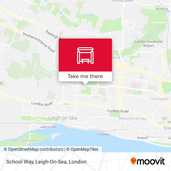School Way, Leigh-On-Sea map