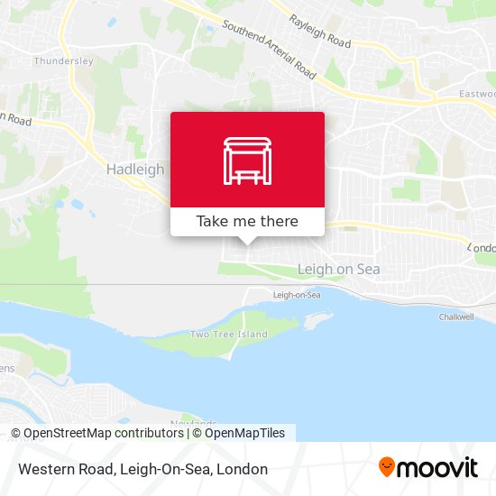 Western Road, Leigh-On-Sea map