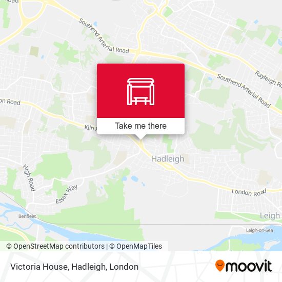 Victoria House, Hadleigh map