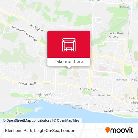 Blenheim Park, Leigh-On-Sea map