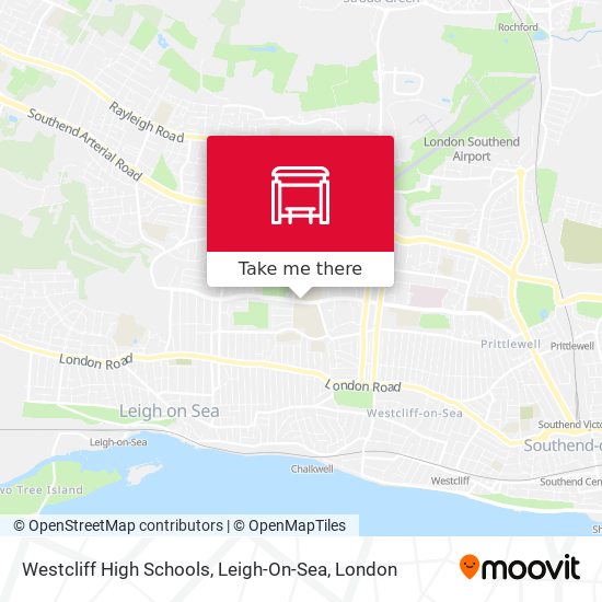 Westcliff High Schools, Leigh-On-Sea map