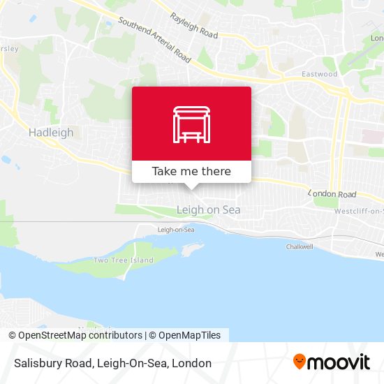 Salisbury Road, Leigh-On-Sea map