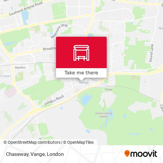 Chaseway, Vange map