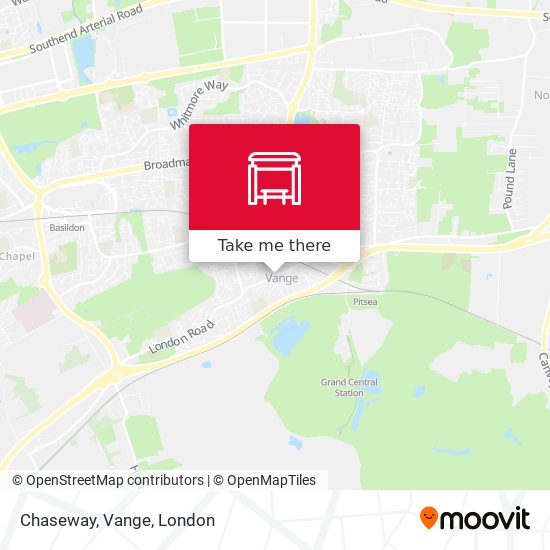 Chaseway, Vange map
