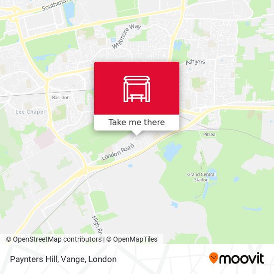 Paynters Hill, Vange map