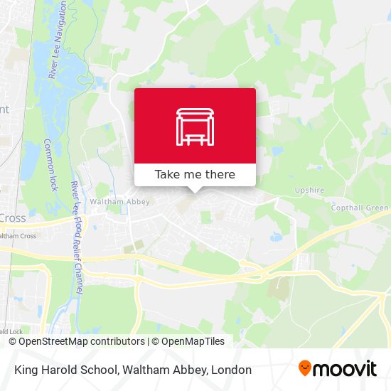 King Harold School, Waltham Abbey map