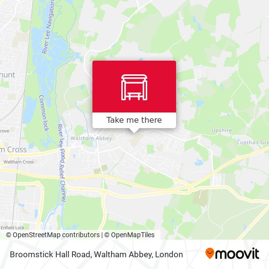 Broomstick Hall Road, Waltham Abbey map