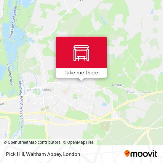 Pick Hill, Waltham Abbey map