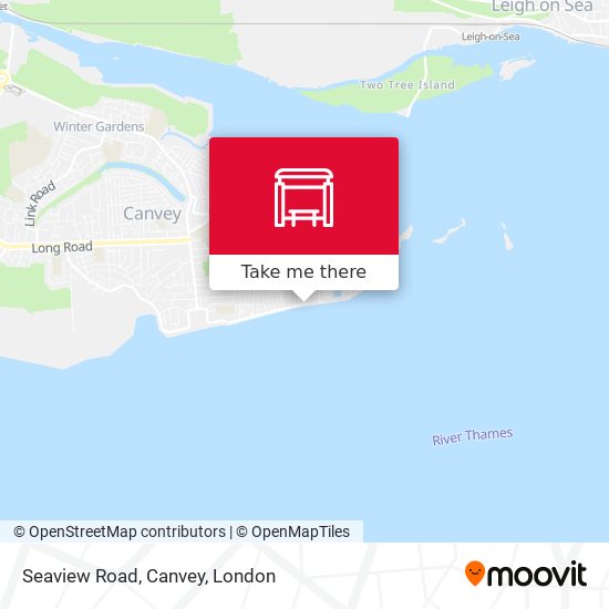 Seaview Road, Canvey map