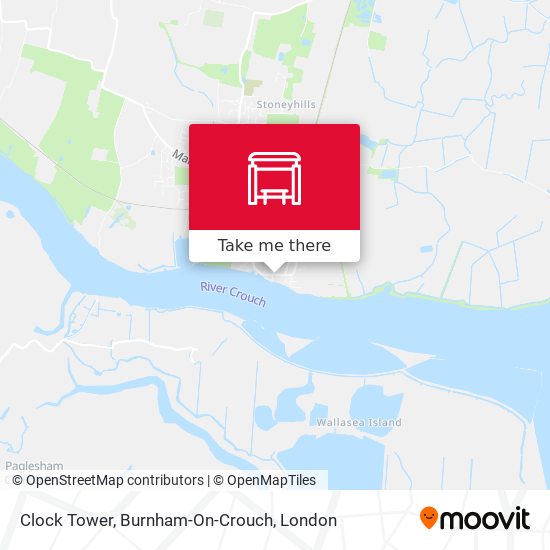 Clock Tower, Burnham-On-Crouch map