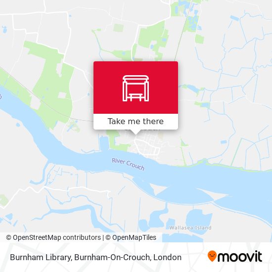 Burnham Library, Burnham-On-Crouch map