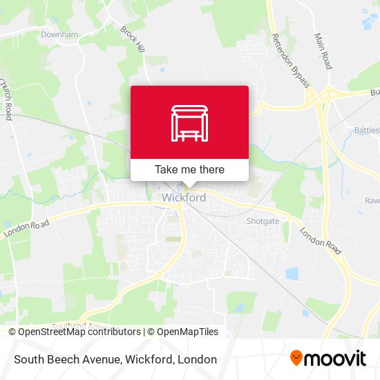 South Beech Avenue, Wickford map