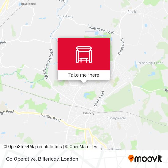 Co-Operative, Billericay map