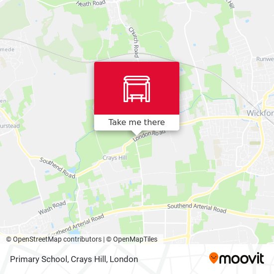 Primary School, Crays Hill map