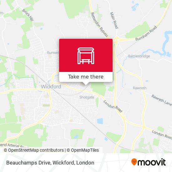 Beauchamps Drive, Wickford map