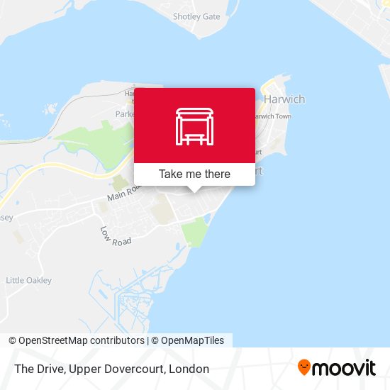 The Drive, Upper Dovercourt map