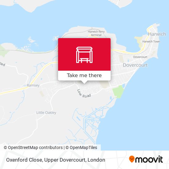 Oxenford Close, Upper Dovercourt map