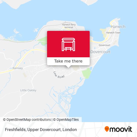 Freshfields, Upper Dovercourt map