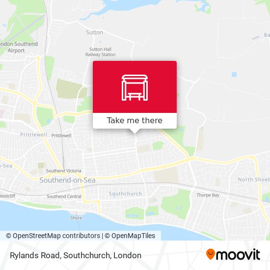 Rylands Road, Southchurch map