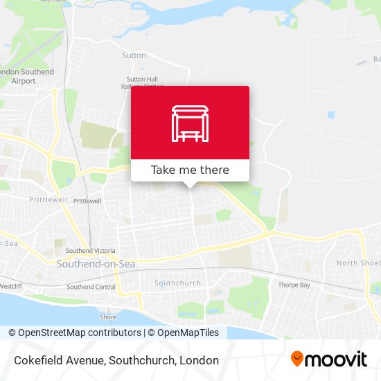 Cokefield Avenue, Southchurch map