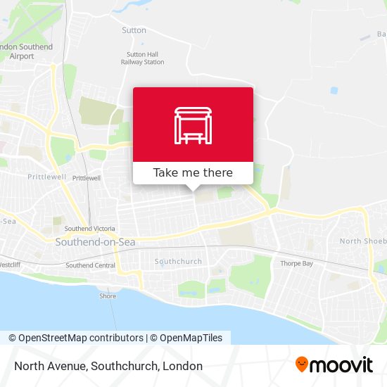 North Avenue, Southchurch map
