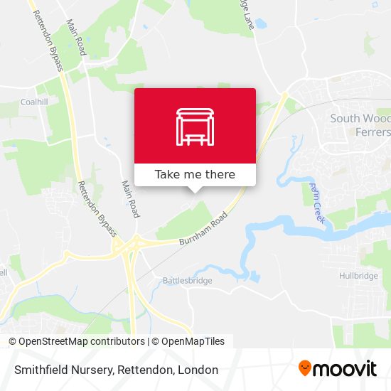 Smithfield Nursery, Rettendon map