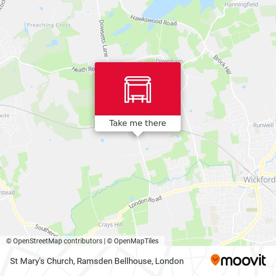 St Mary's Church, Ramsden Bellhouse map
