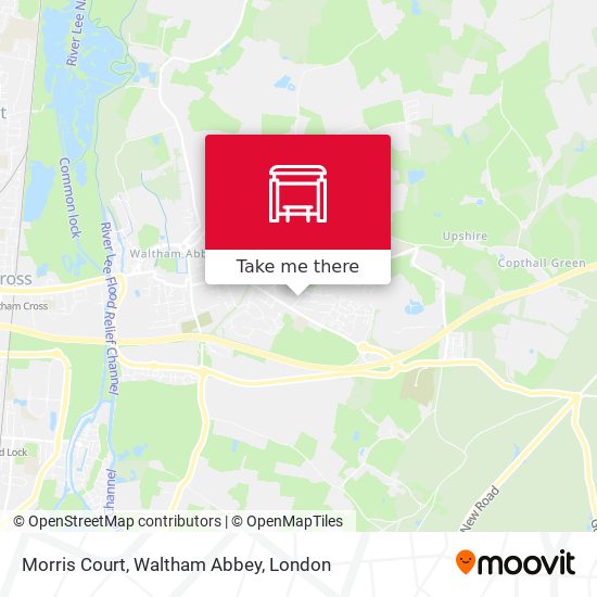 Morris Court, Waltham Abbey map