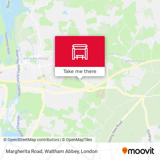 Margherita Road, Waltham Abbey map