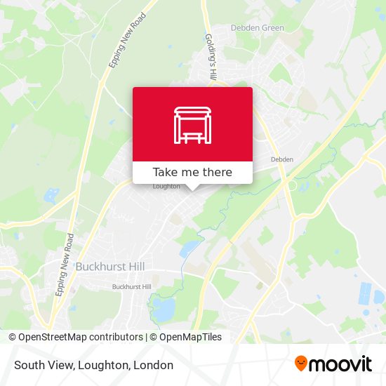 South View, Loughton map