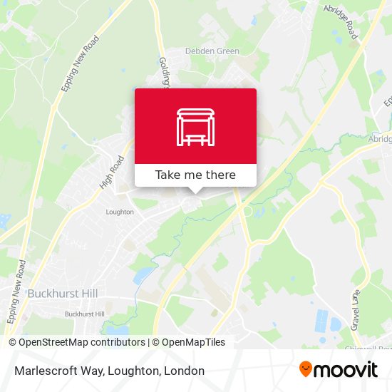 Marlescroft Way, Loughton map