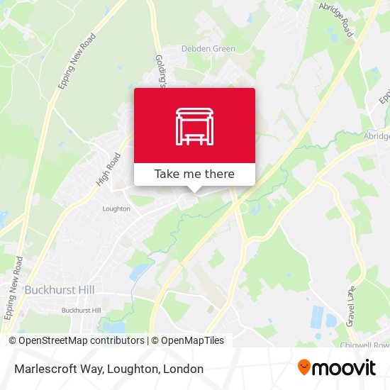 Marlescroft Way, Loughton map