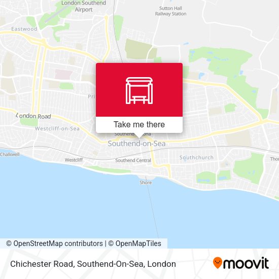 Chichester Road, Southend-On-Sea map