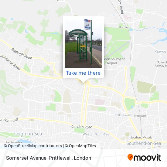 Somerset Avenue, Prittlewell map